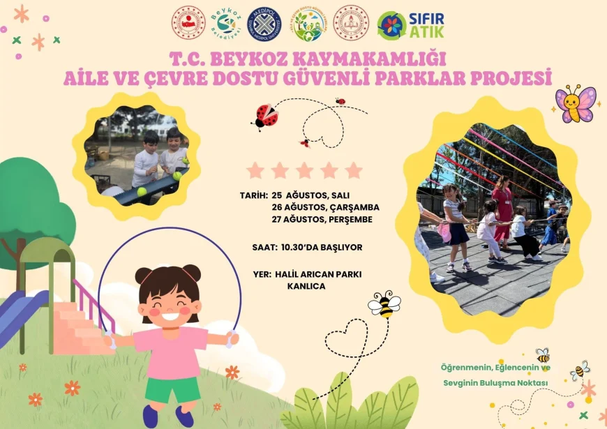 Beykoz’da Halil Arıcan Parkı Çocukları Eğitsel Oyunlar ve Çevre Atölyeleriyle Buluşturuyor