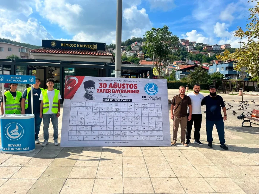 Beykoz Ülkü Ocakları Başkanı Hakan Özdemir: “Her imza bir hatıra, her el izi bir emanet”
