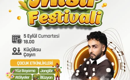 Beykoz Mısır Festivali Küçüksu Çayırı’nda çocuk etkinlikleri ve Sefo konseriyle düzenlenecek