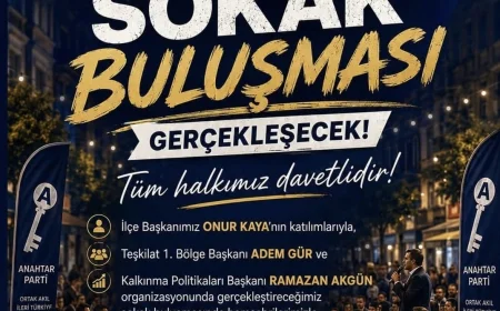 Anahtar Parti Yenimahalle İlçe Başkanı Onur Kaya: “Vatandaşlarla İkinci Sokak Buluşması’nda bir araya geleceğiz”