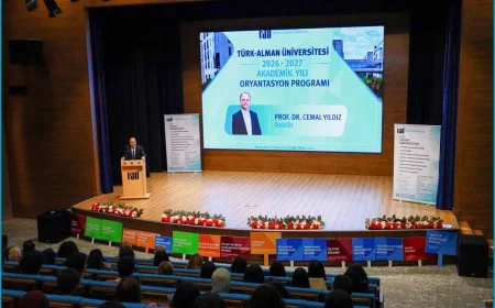Türk-Alman Üniversitesi’nde 2026-2027 akademik yılı yeni öğrenciler için oryantasyon programıyla başladı