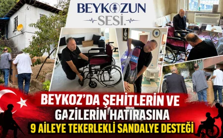 Beykoz’da Şehitlerin ve Gazilerin Hatırasına 9 Aileye Tekerlekli Sandalye Desteği