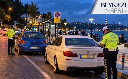 Beykoz sahil hattında trafik denetimi: Hatalı park yapan 45 araca işlem uygulandı