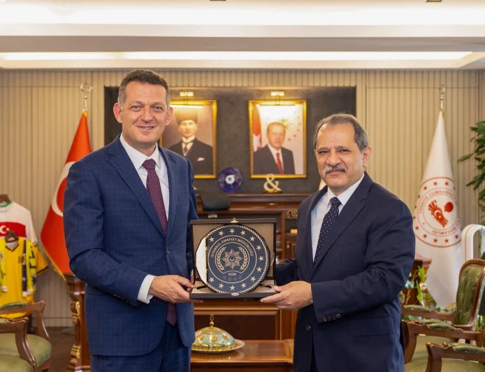 İstanbul İl Emniyet Müdürü Selami Yıldız’dan Beykoz Kaymakamı Dr. Fatih Ürkmezer’e güvenlik ziyareti