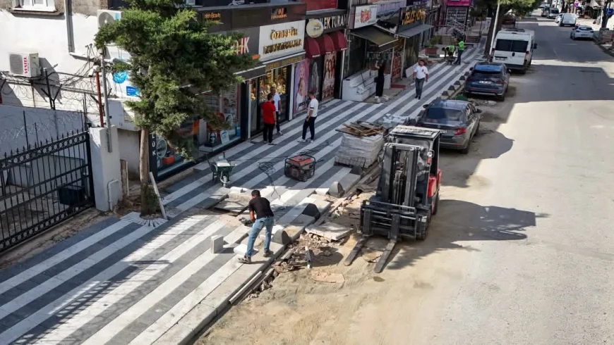 Beykoz Kavacık Otağtepe Caddesi’nde Kaldırım ve Altyapı Yenileme Çalışmaları Sürüyor