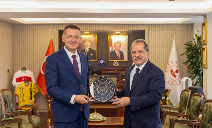 İstanbul İl Emniyet Müdürü Selami Yıldız’dan Beykoz Kaymakamı Dr. Fatih Ürkmezer’e güvenlik ziyareti