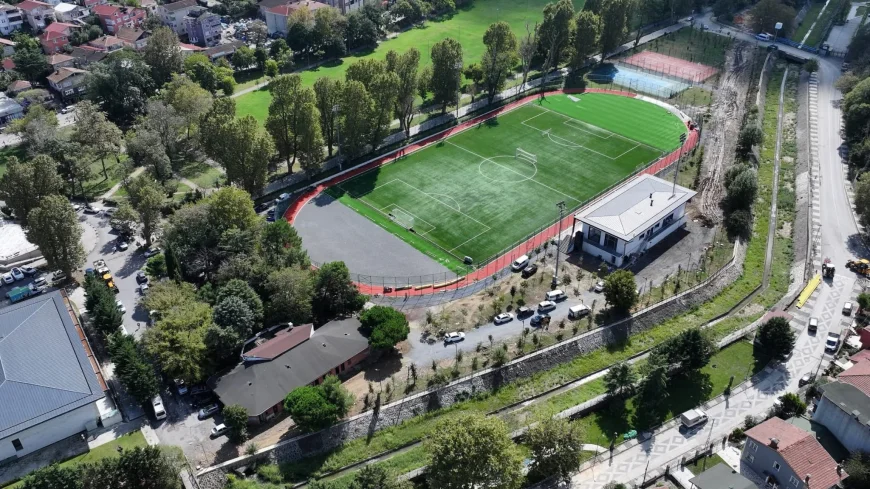 Beykoz Ortaçeşme Millet Bahçesi Spor Tesisi’nde bakım ve onarım çalışmalarında sona yaklaşıldı