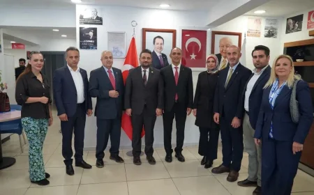 DEVA Partisi İstanbul İl Başkanı Ali Hakan Ağaoğlu’ndan Yeniden Refah Partisi İstanbul İl Başkanlığına ziyaret