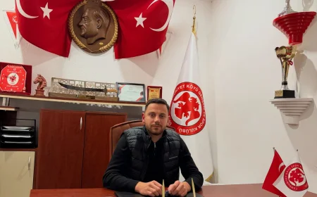 Cumhuriyet Köyü Spor Kulübü Başkanı Ali İhsan Durmuş: “1. Amatör Lig yolculuğunda omuz omuza olalım”