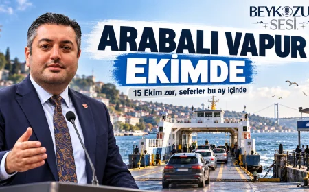Beykoz Belediyesi ve İBB Meclis Üyesi Burak Korkmaz: “Feribotumuz mutlaka ekim ayı içerisinde başlayacak”