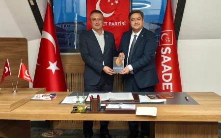 Yeniden Refah Partisi Ümraniye İlçe Başkanı Orçun Şekercioğlu’ndan Saadet Partisi’ne İade-i Ziyaret: Ümraniye’nin Geleceği Masaya Yatırıldı