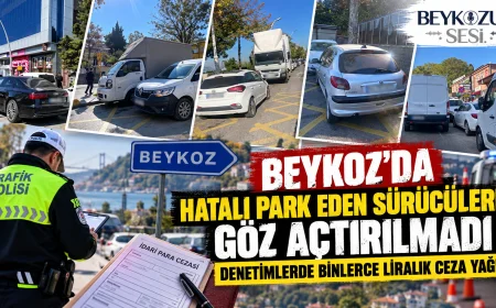 Beykoz’da Hatalı Park Eden 38 Sürücüye 47 Bin 348 TL Ceza Kesildi