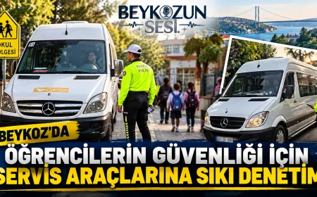 Beykoz İlçe Emniyet Müdürlüğünden Okul Servislerine Sıkı Denetim: 43 Araçta Olumsuzluğa Rastlanmadı
