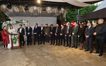 Beykoz Belediyesi Müdürleri Sinem Şahin ve Osman Nuri Hafızoğlu Görkemli Nikâh Töreniyle Dünyaevine Girdi
