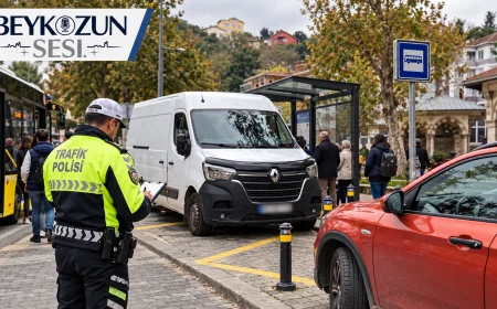 Beykoz İlçe Emniyet Müdürlüğünden Hatalı Park Denetimi: 18 Araç Sahibine 22 Bin 446 TL Ceza Kesildi