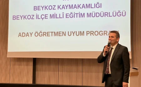 Beykoz’da Aday Öğretmen Uyum Programı Başladı: Yeni Eğitimciler Mesleğe İlk Adımlarını Attı