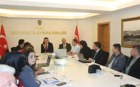 Beykoz Kaymakamı Dr. Fatih Ürkmezer Başkanlığında AFAD Deprem Tatbikatı Koordinasyon Toplantısı Gerçekleştirildi