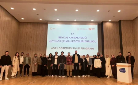 Beykoz’da Aday Öğretmen Uyum Programı Tamamlandı: Beş Gün Boyunca Mesleki Eğitim Verildi