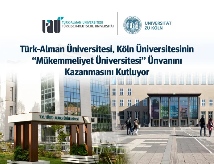 Türk-Alman Üniversitesi Rektörü Prof. Dr. Cemal Yıldız: “Köln Üniversitesinin başarısı ortaklığımız için özel bir değer taşıyor”