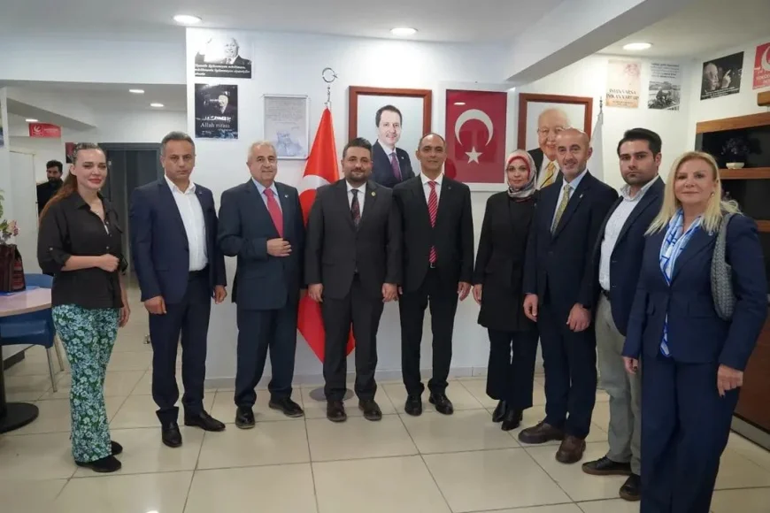 DEVA Partisi İstanbul İl Başkanı Ali Hakan Ağaoğlu’ndan Yeniden Refah Partisi İstanbul İl Başkanlığına ziyaret