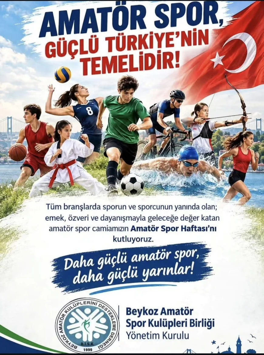 Beykoz Amatör Spor Kulüpleri Birliği: “Amatör spor, güçlü Türkiye’nin temelidir”