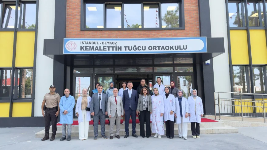 Beykoz Kaymakamı Dr. Fatih Ürkmezer Kemalettin Tuğcu Ortaokulu’nda Öğrenci ve Öğretmenlerle Buluştu