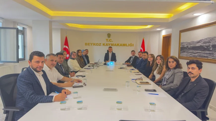 Beykoz Kaymakamı Dr. Fatih Ürkmezer Başkanlığında Çocuk Koruma Hizmetleri İçin Kurumlar Arası Koordinasyon Toplantısı Yapıldı