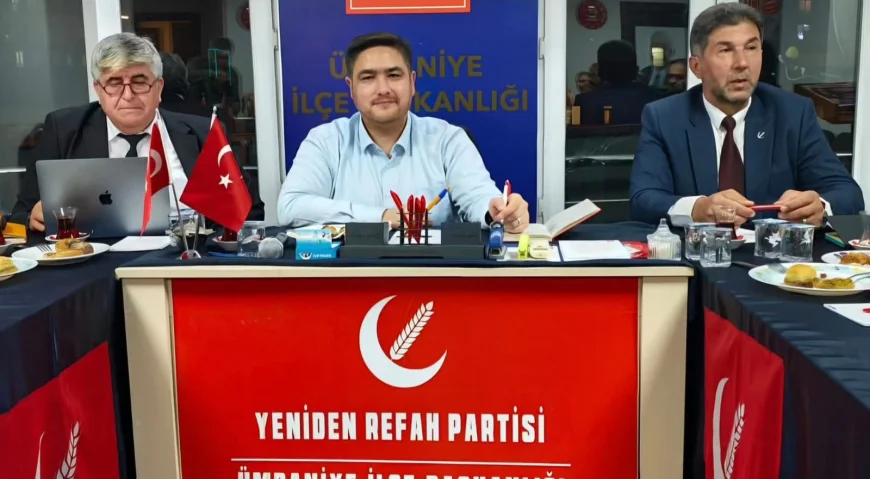 Yeniden Refah Partisi Ümraniye İlçe Başkanı Orçun Şekercioğlu: “Yerel ve Genel Milli Görüş İktidarı İçin Çalışıyoruz”