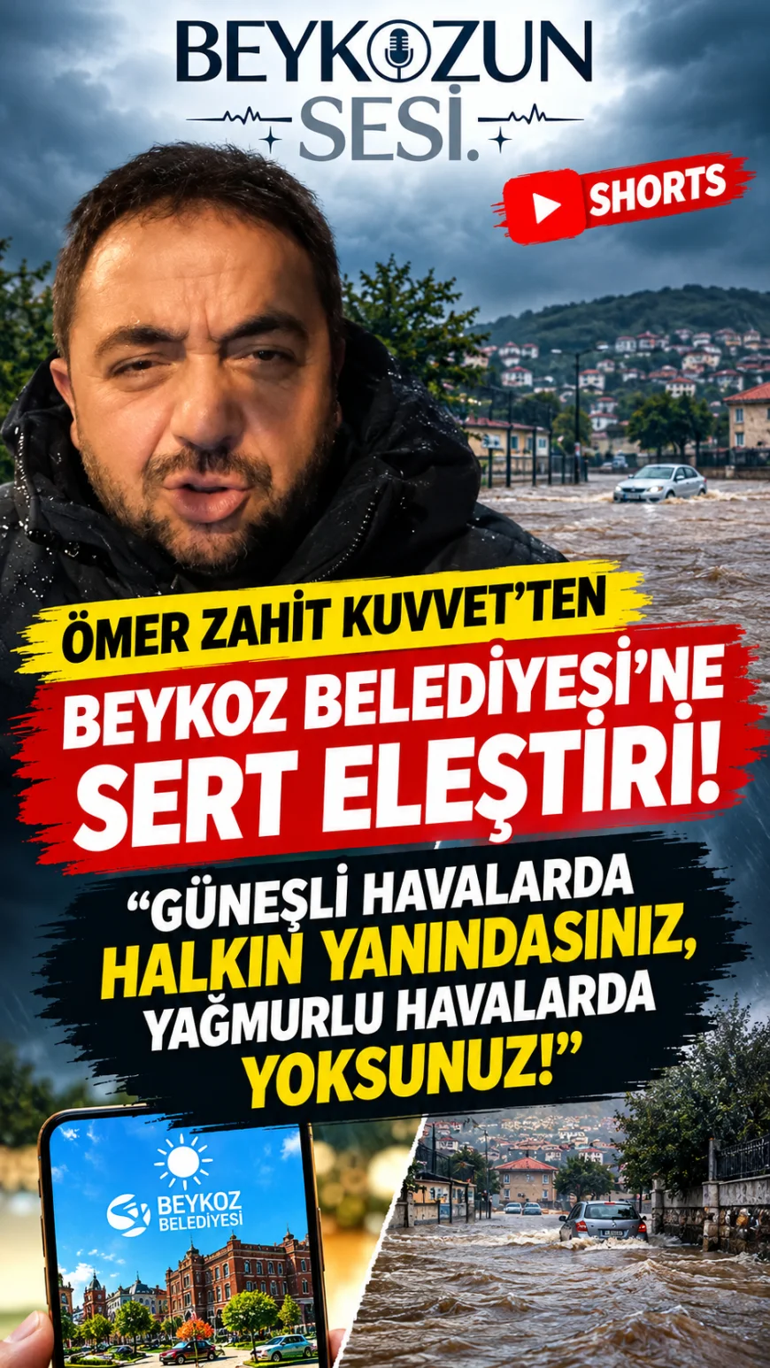 Yeniden Refah Partisi Eski Beykoz İlçe Başkanı Ömer Zahit Kuvvet: “Güneşli Havalarda Halkın Yanında Olmak Kolay, Yağmurlu Havalarda Yoksunuz”