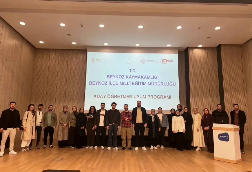 Beykoz’da Aday Öğretmen Uyum Programı Tamamlandı: Beş Gün Boyunca Mesleki Eğitim Verildi